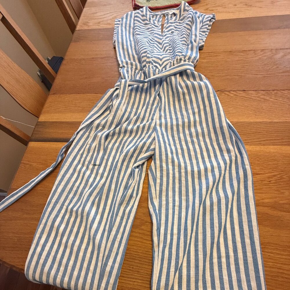 Striped jumpsuit